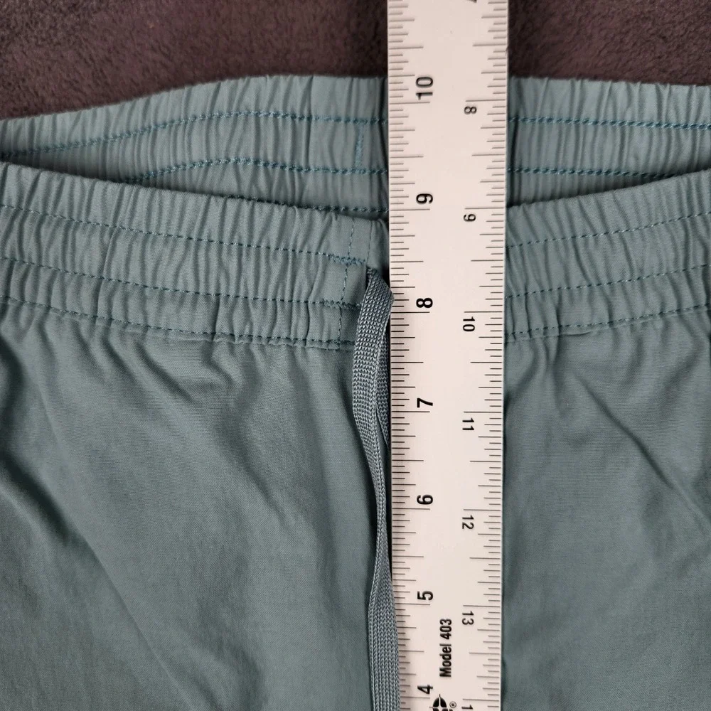 Patagonia Quandary Pants Kids Large 12 Blue Sage Drawstring Ankle Zip Hiking